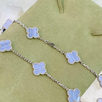 [Kincade Jewelery]Kincade 10 MOTIFS PURPLE CHALCEDONY NECKLACE