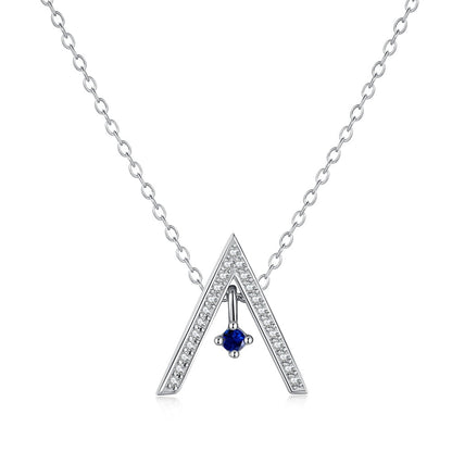 [Kincade Jewelery]Sparkling "A" Shape Necklace