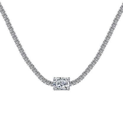 [Kincade Jewelrys]2.0 carat Ornate Emerald Cut Necklace