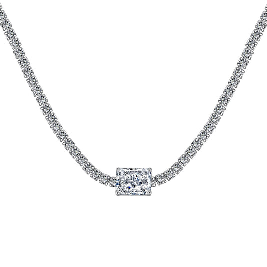 [Kincade Jewelery]2.0 carat Ornate Emerald Cut Necklace
