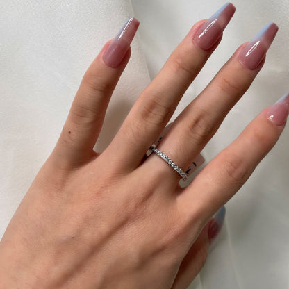 [Kincade Jewelery]Delicate Sparkling Round Cut Daily Ring