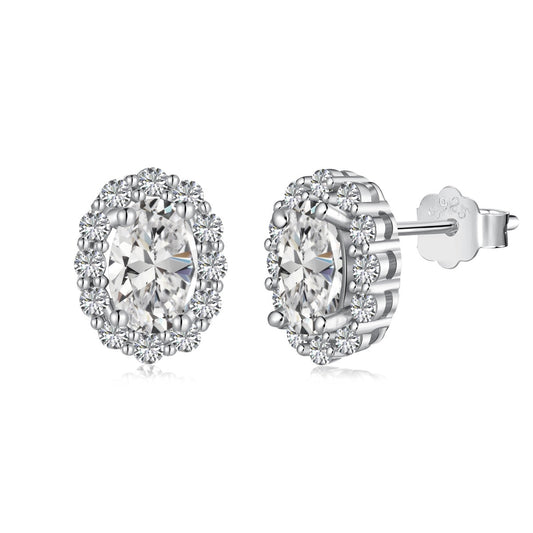 [Kincade Jewelery]Delicate Unique Oval Cut Daily Earrings