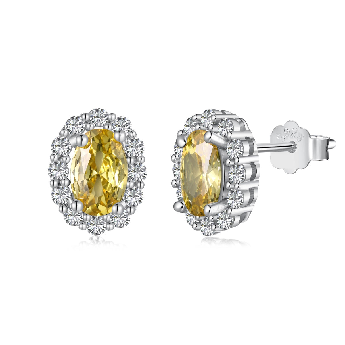[Kincade Jewelery]Delicate Unique Oval Cut Daily Earrings