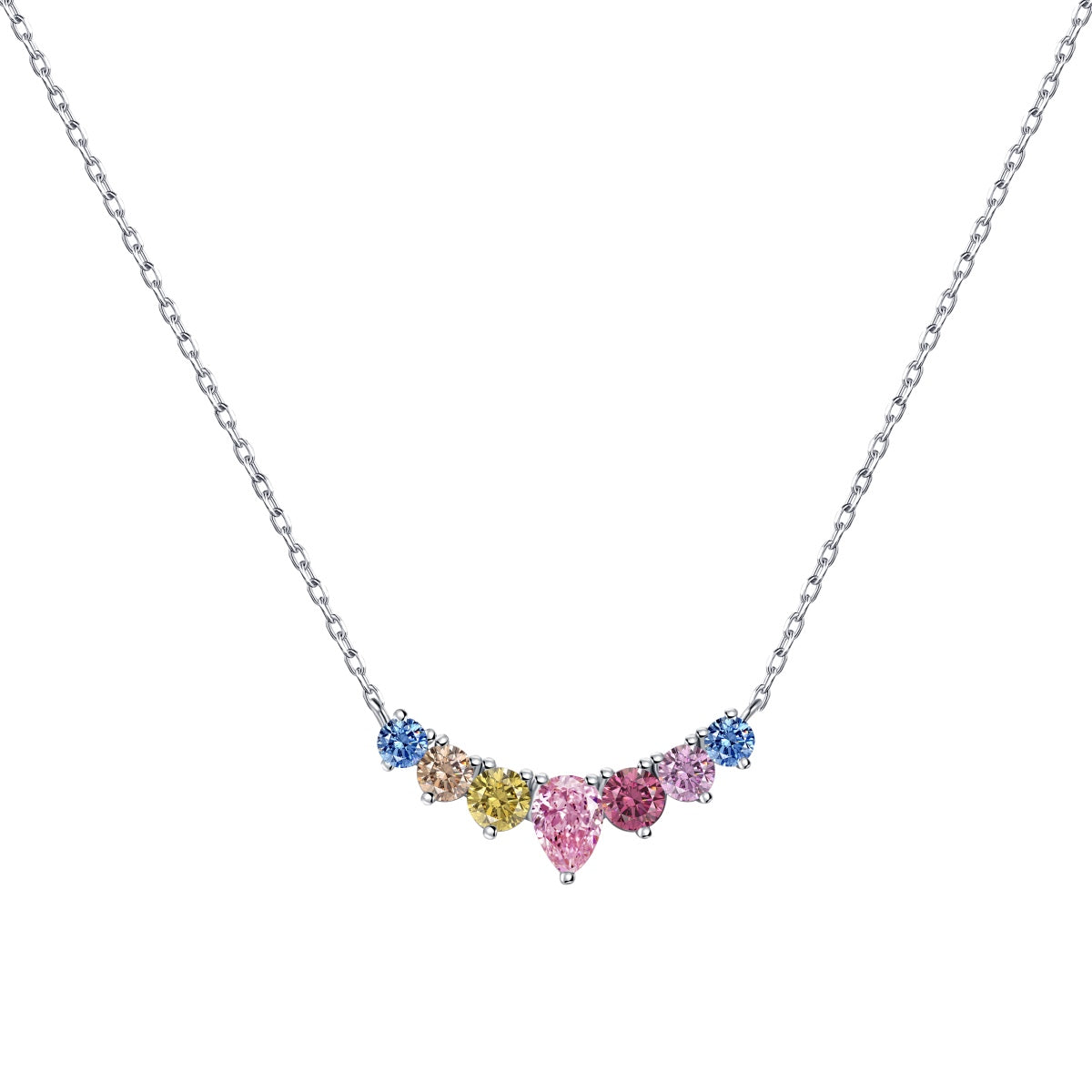 [Kincade Jewelery]Dainty Colorful Heart Necklace