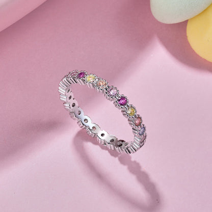 [Kincade Jewelrys]Exquisite Colorful Round Cut Party Ring