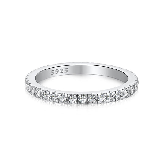 [Kincade Jewelrys]Delicate Sparkling Round Cut Daily Ring