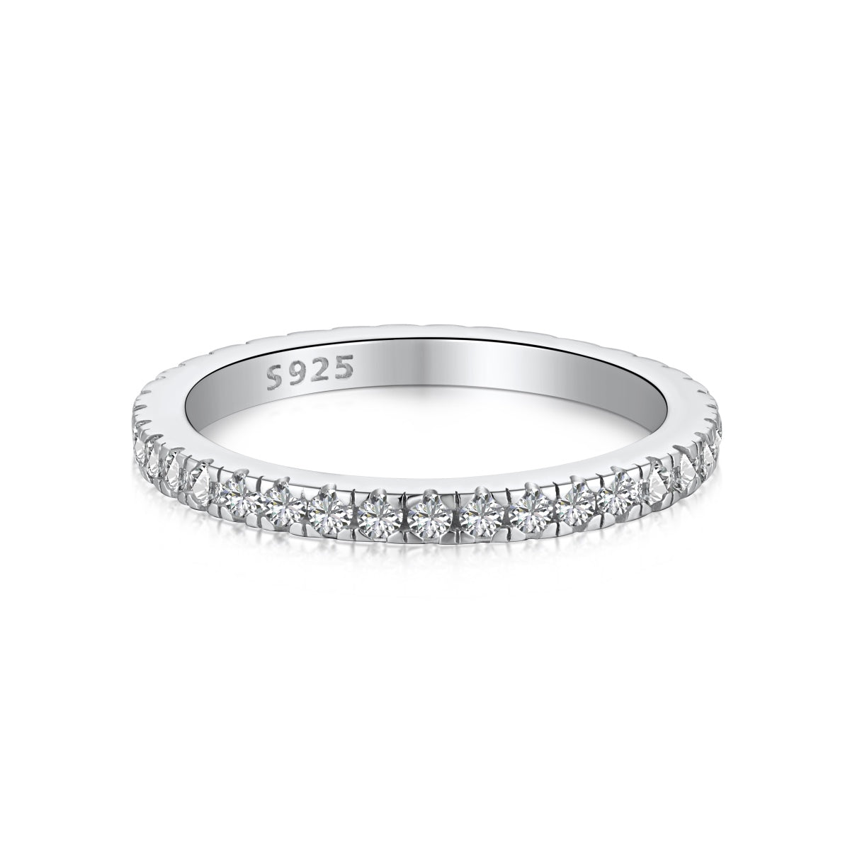 [Kincade Jewelery]Delicate Sparkling Round Cut Daily Ring