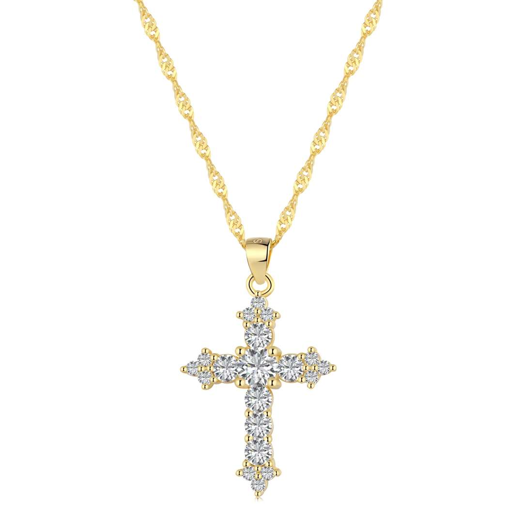[Kincade Jewelrys]Delicate Cross Shape Necklace