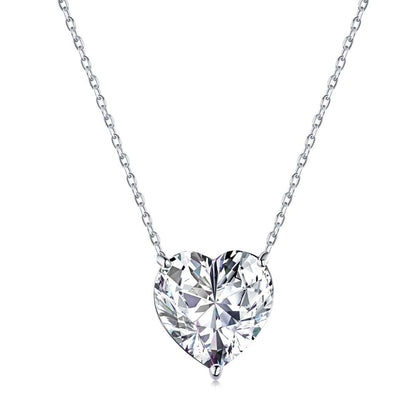 [Kincade Jewelrys]6.0 carat Radiant Heart Shape Necklace