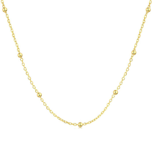 [Kincade Jewelrys]Small Bead Clavicle Chain Simple Necklace