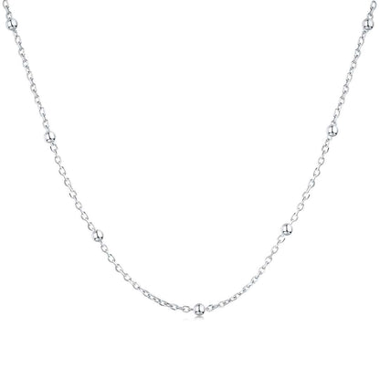 [Kincade Jewelrys]Small Bead Clavicle Chain Simple Necklace
