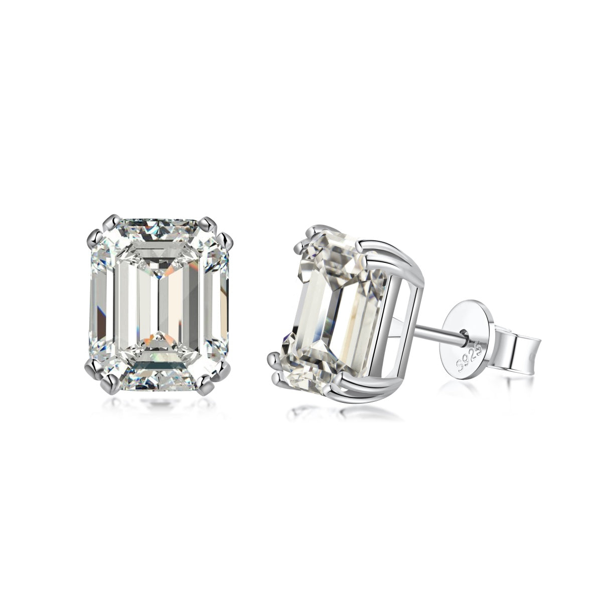 [Kincade Jewelrys]Dazzling Square Shape Earrings