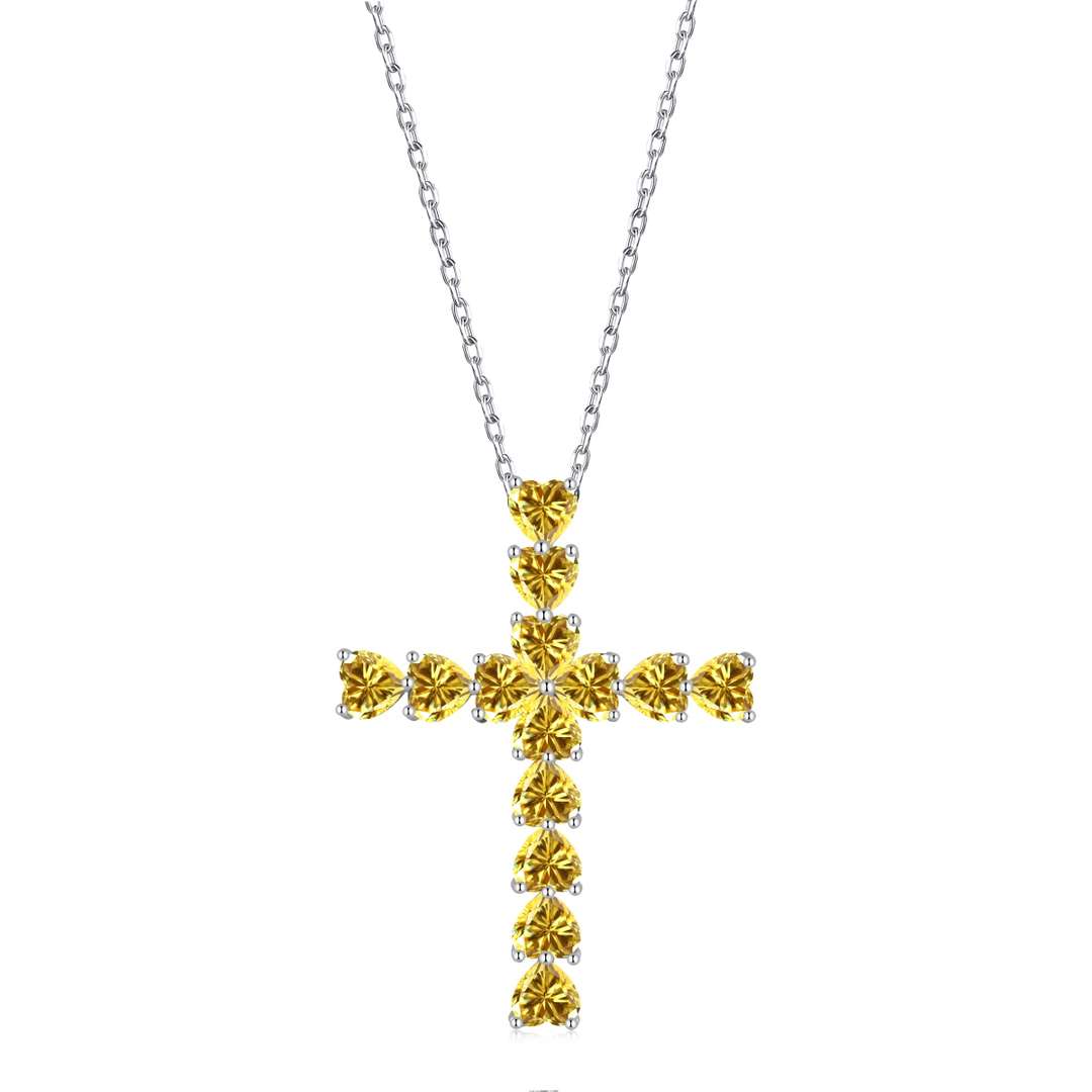 [Kincade Jewelery]Radiant Cross Shape Necklace