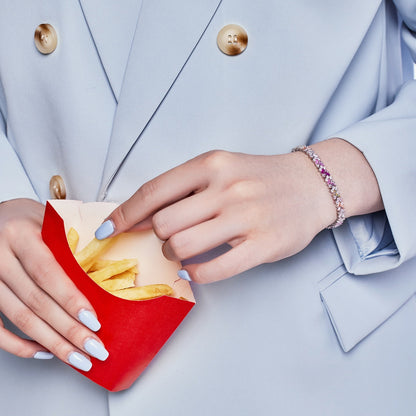 [Kincade Jewelery]Dazzling Unique Multi Shape Daily Bracelet