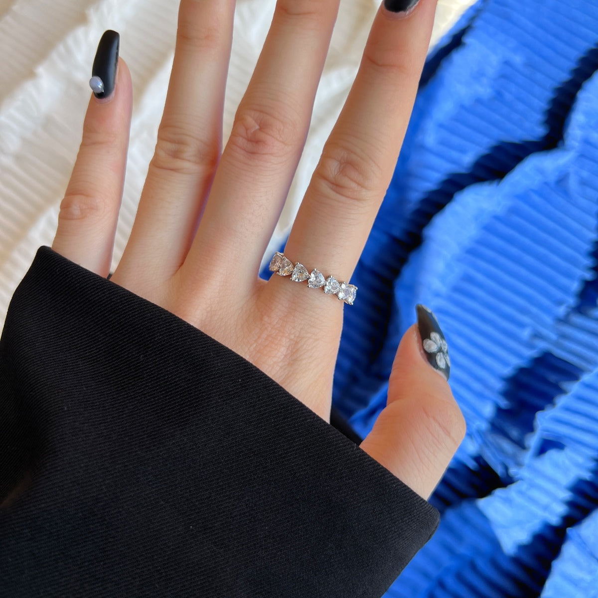 [Kincade Jewelery]0.25 Carat Radiant Romance Heart Cut Lover Ring