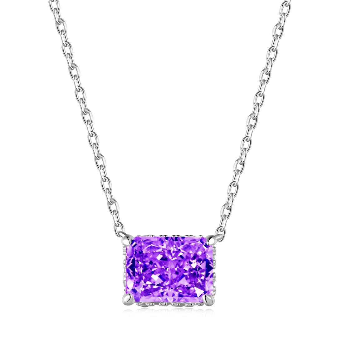 [Kincade Jewelrys]Luxurious Square Shape Colorful Necalack