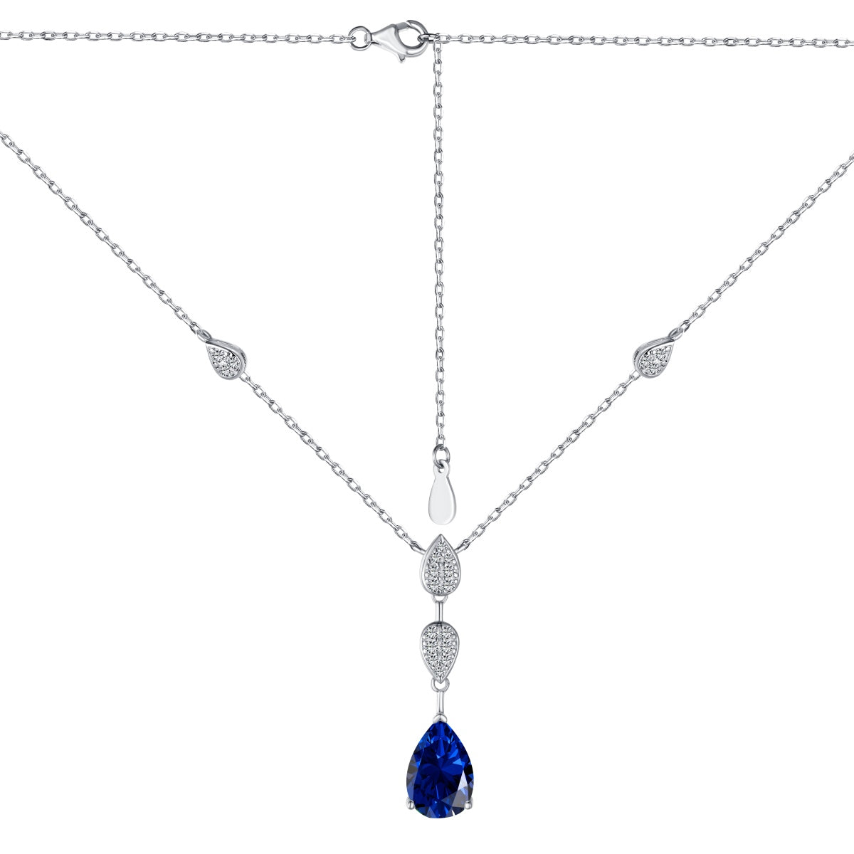 [Kincade Jewelrys]Dazzling Pear Cut Necklace