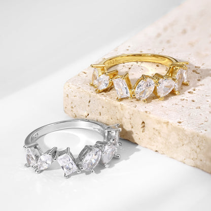 [Kincade Jewelery]Delicate Multi Cut Ring