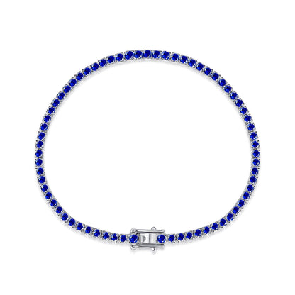 [Kincade Jewelrys]Dazzling Colorful Round Cut Daily Bracelet