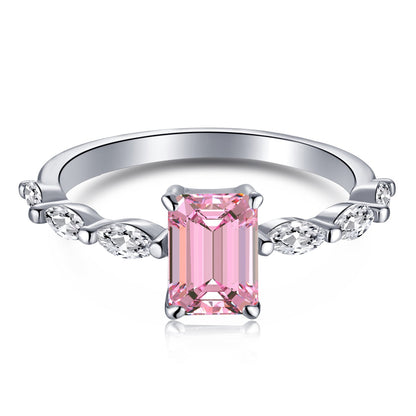 [Kincade Jewelery]1.0 Carat Dainty Resplendent Radiant Cut Daily Ring