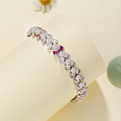 [Kincade Jewelrys]Dainty Exquisite Flower Shape Daily Bracelet
