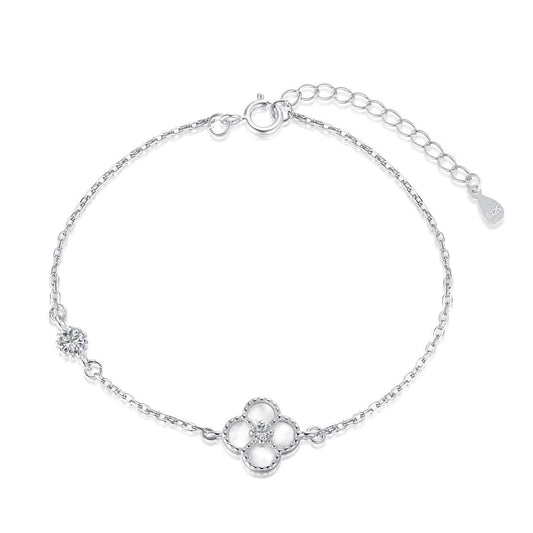 [Kincade Jewelrys]Delicate Four Leaf Clover Bracelet