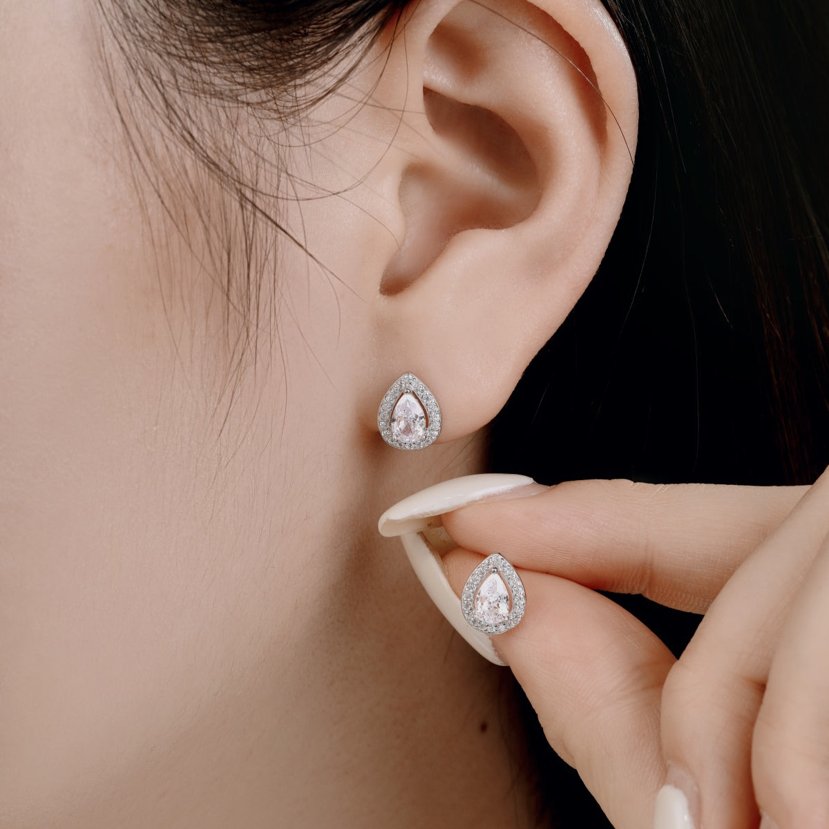 [Kincade Jewelery]Luxurious Water Drop Shape Earrings