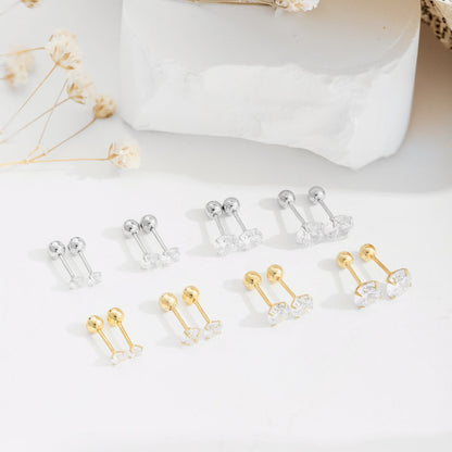 [Kincade Jewelrys]Unique U-Shaped Ear Bone Earrings