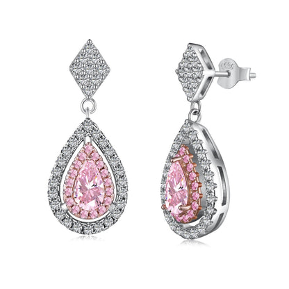[Kincade Jewelery]Ornate Delicate Water Drop Shape Banquet Earrings