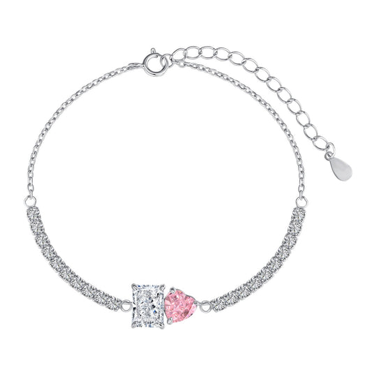 [Kincade Jewelery]Dazzling Unique Multi Shape Lover Bracelet