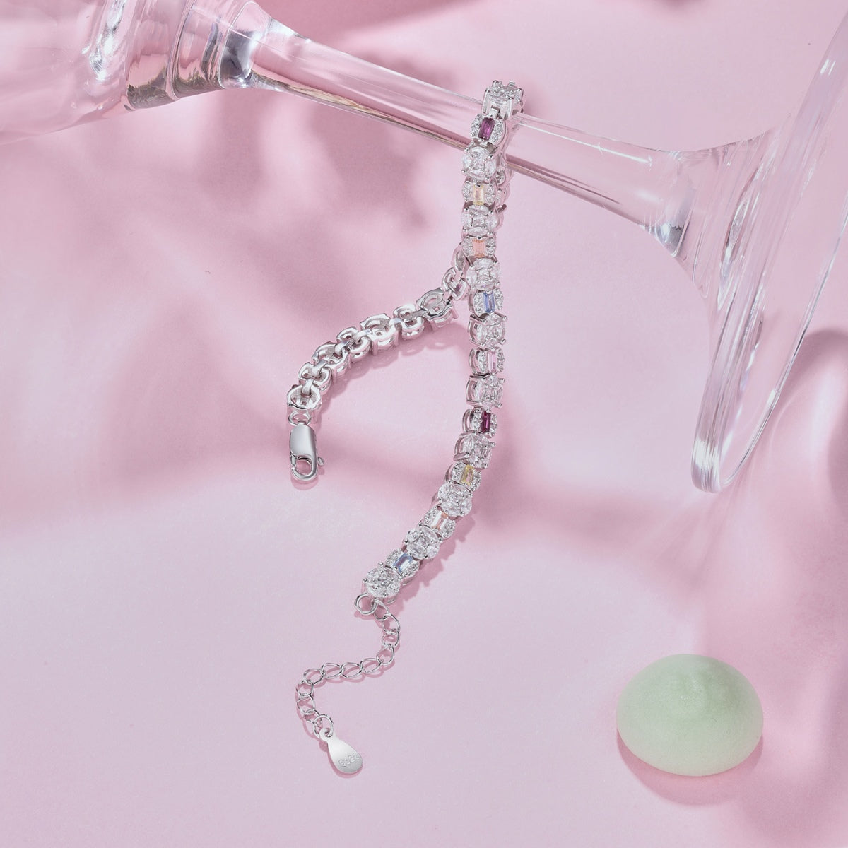 [Kincade Jewelrys]Dazzling Radiant Multi Cut Daily Bracelet