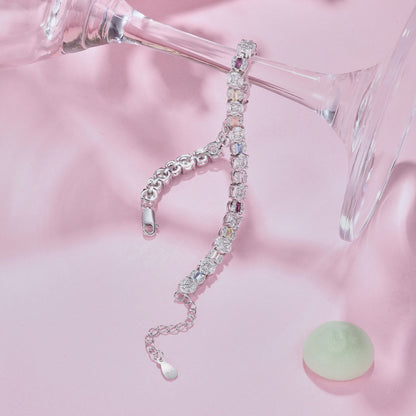 [Kincade Jewelrys]Dazzling Radiant Multi Cut Daily Bracelet