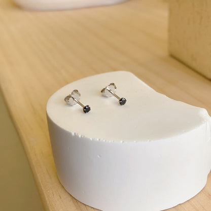 [Kincade Jewelrys]Delicate Solitaire Earrings