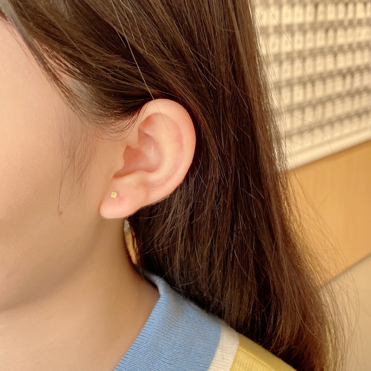 [Kincade Jewelrys]Delicate Solitaire Earrings