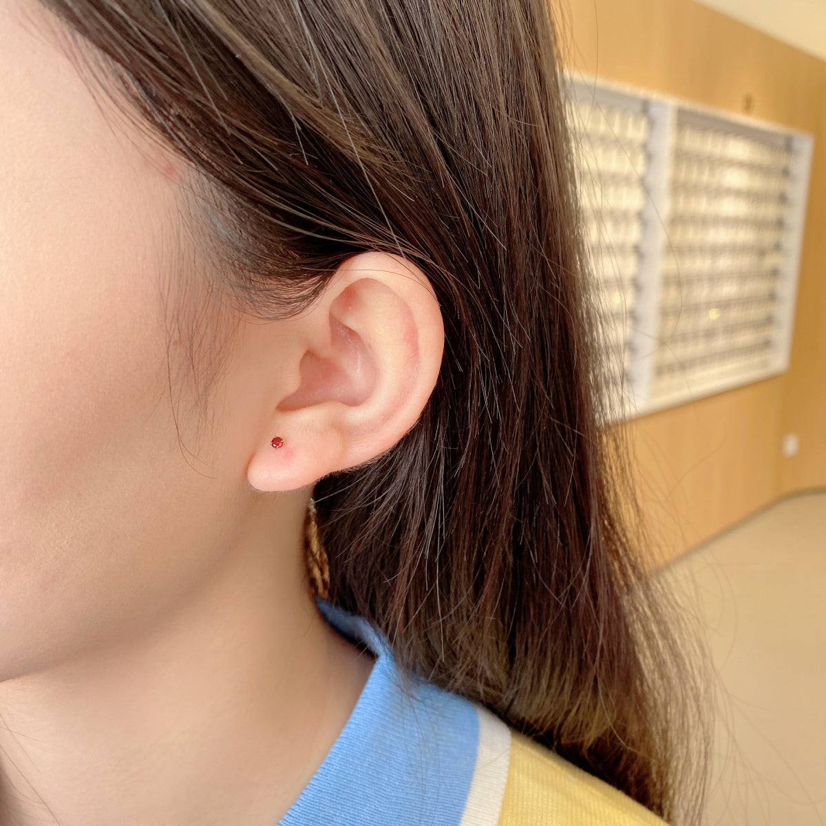 [Kincade Jewelrys]Delicate Solitaire Earrings