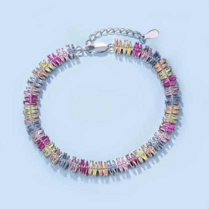 [Kincade Jewelery]Sparkling Exquisite Multi Cut Party Bracelet