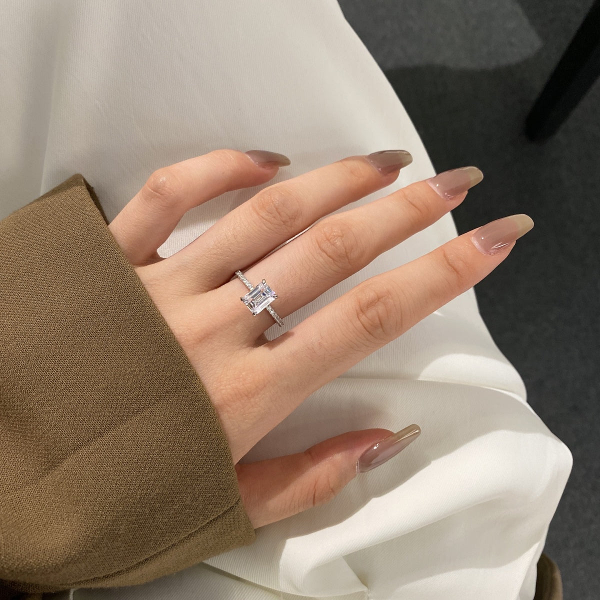 [Kincade Jewelrys]2.0 Carat Scintillating Ornate Radiant Cut Party Ring