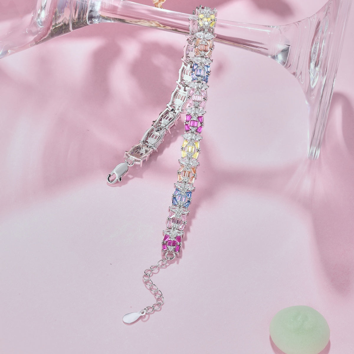 [Kincade Jewelery]Delicate Colorful Multi Cut Party Bracelet