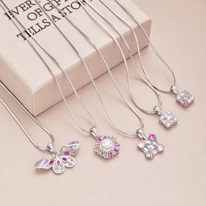 [Kincade Jewelrys]Charming Flower Colorful Necklace