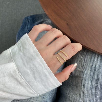 [Kincade Jewelrys]Unique Vibrant Entangle Daily Ring