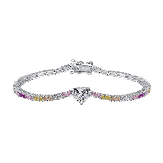 [Kincade Jewelery]Delicate Romantic Heart Shape Lover Bracelet