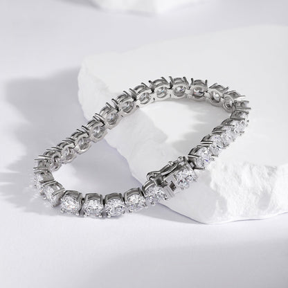 [Kincade Jewelrys]0.75 Carat Dazzling Round Cut Wedding Bracelet
