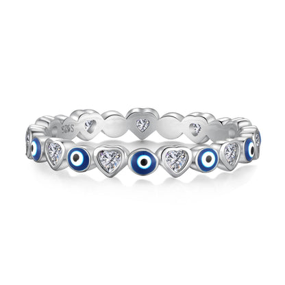 [Kincade Jewelrys]Radiant Colorful Round Shape Daily Ring