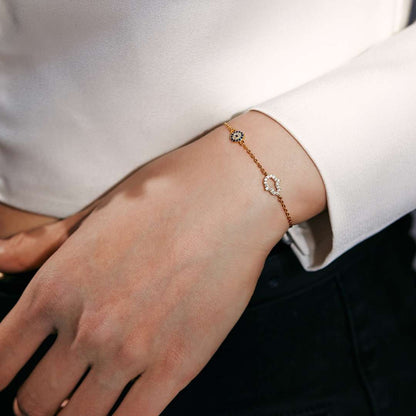 [Kincade Jewelery]Gost Shape & Round Shape Necklace