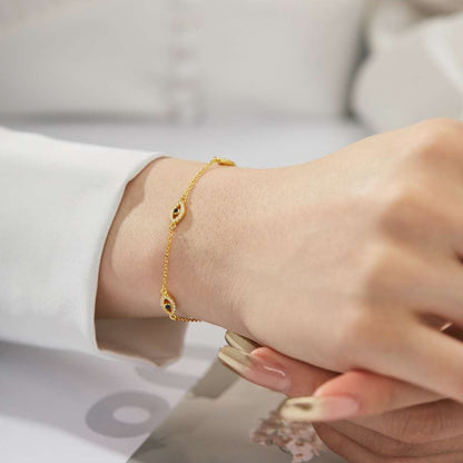 [Kincade Jewelrys]Evil Eye Shape Pendent Necklace