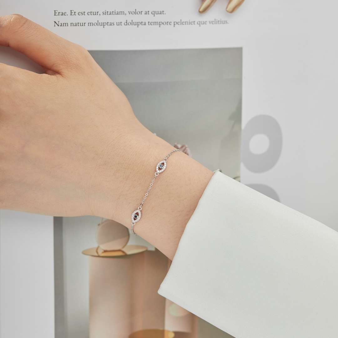 [Kincade Jewelery]Evil Eye Shape Pendent Necklace