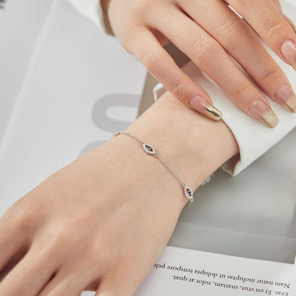 [Kincade Jewelrys]Evil Eye Shape Pendent Necklace