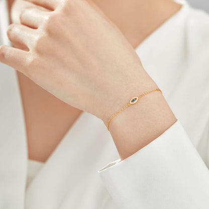 [Kincade Jewelrys]Evil Eye Shape Necklace