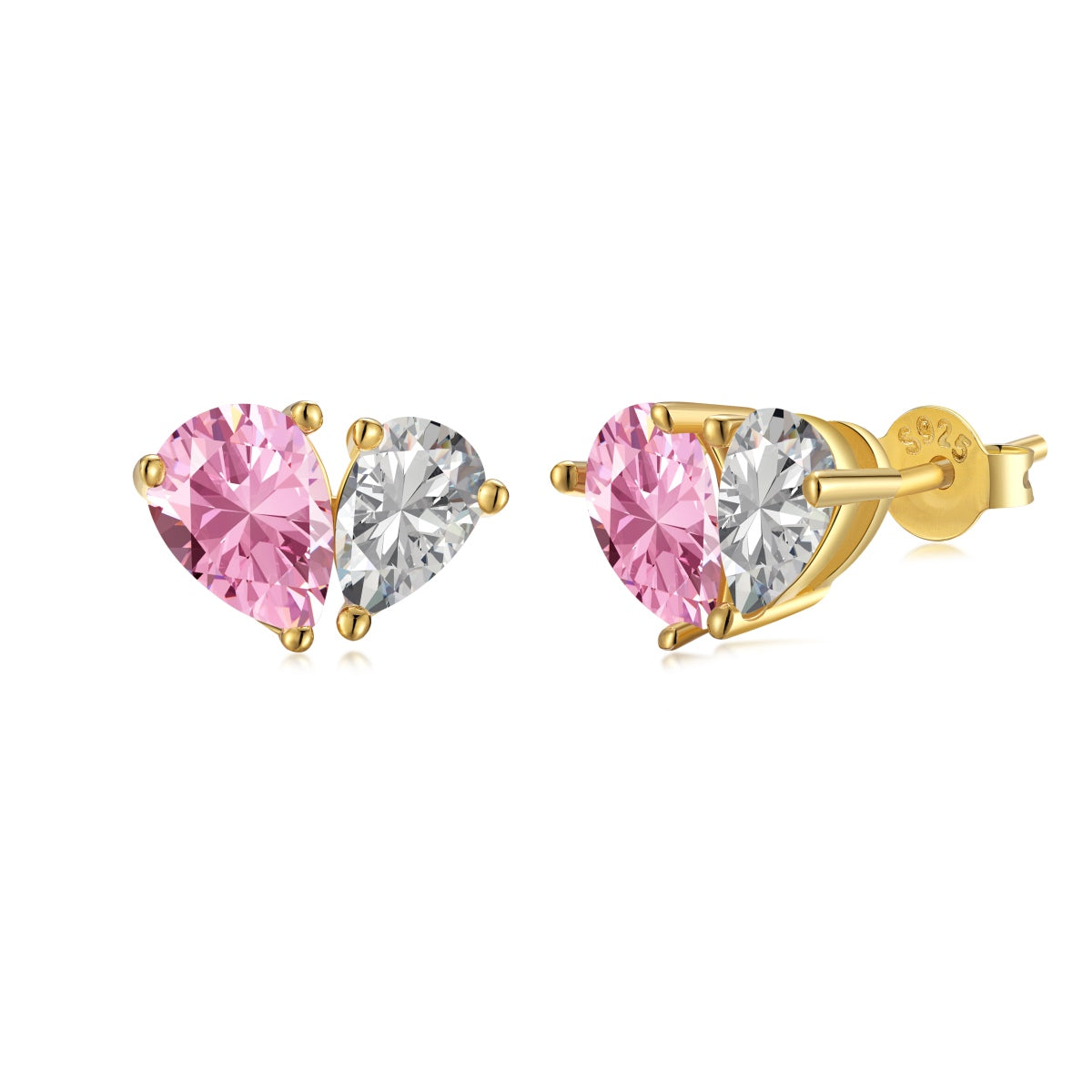 [Kincade Jewelery]Dazzling Elegant Heart Cut Lover Earrings