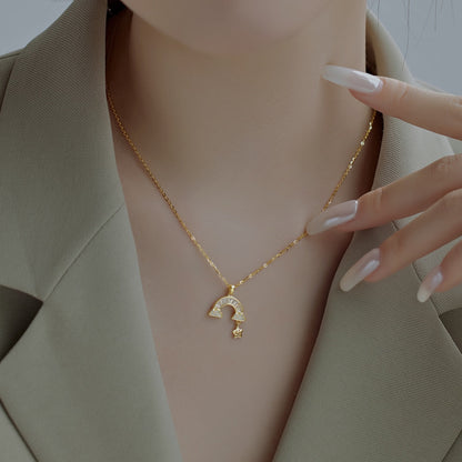 [Kincade Jewelrys]Unique Rainbow Star Necklace